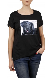 Comprar Camiseta Cotton Reta Labrador Preto